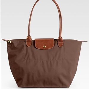 Large Longchamp Le Pliage Shoulder Tote Bag